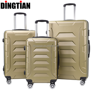 ชุดกระเป๋าเดินทาง ABS แบบกำหนดเอง 3 ชิ้น ทนทานต่อการสึกหรอ กระเป๋าเดินทางแบบถือขึ้นเครื่อง ชุดกระเป๋าเดินทางโพลีเอสเตอร์ ราคาถูกจากโรงงานโดยตรง - Product Image 5