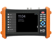 Testeur CCTV coaxial HD 7 pouces, compatible CVBS TVI CVI, affichage 1280x800, entrée/sortie HD avec clavier rétroéclairé