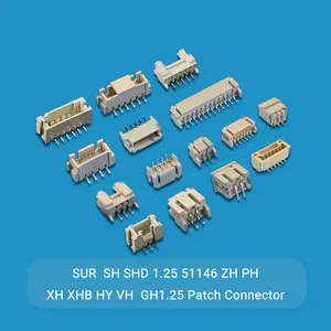 Individueller elektrischer Drahtverbinder SUR SH SHD1.25 51146 ZH PH XH XHB HY VH GH1.25 Patch Pin Verbinder elektrische Endstückverbinder