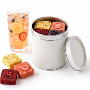 Té de Frutas Liofilizadas Mixtas: Arándanos, Fresas, Guayaba, Rosa, Hibisco - Cubos Instantáneos para Infusión Fría - Suministro al por Mayor - Product Image 6