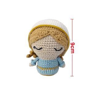 Jouet en peluche Jésus fait main au <span class=keywords><strong>crochet</strong></span>, scènes <span class=keywords><strong>de</strong></span> la Nativité (Marie, Joseph, Bébé Jésus, mouton), décoration <span class=keywords><strong>de</strong></span> Noël pour la maison et la chambre d'enfants, cadeaux - Product Image 6