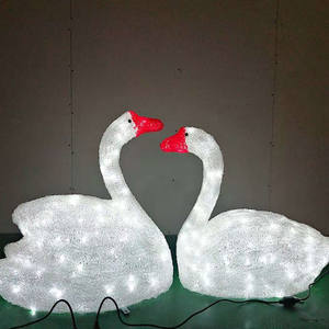 Luz LED 3D de Cisne, Diseño Personalizado, Decoración de Bodas, Especies de Cisne - Product Image 4