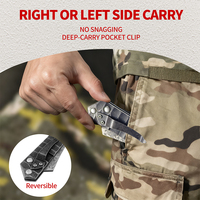 Couteau de poche pliant en acier Damas, lame pour le camping en plein air, la randonnée, la survie, la chasse, tactique, EDC, portable, support OEM ODM