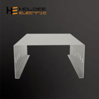 HOLDEE 0.8mm Goulotte de câblage électrique extérieure en acier galvanisé / Échelle de câblage / Chemin de câblage perforé
