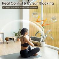 3D Reeded selbst klebende moderne Glasfenster folie Weiße Sichtschutz folie mit dekorativem Design für Badezimmer Wohnzimmer Büro