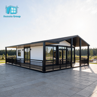 Maison conteneur préfabriquée de luxe, extensible, mobile, modulaire, pliable, 10FT, 20FT, 30FT, 40FT, pour dortoir et camping
