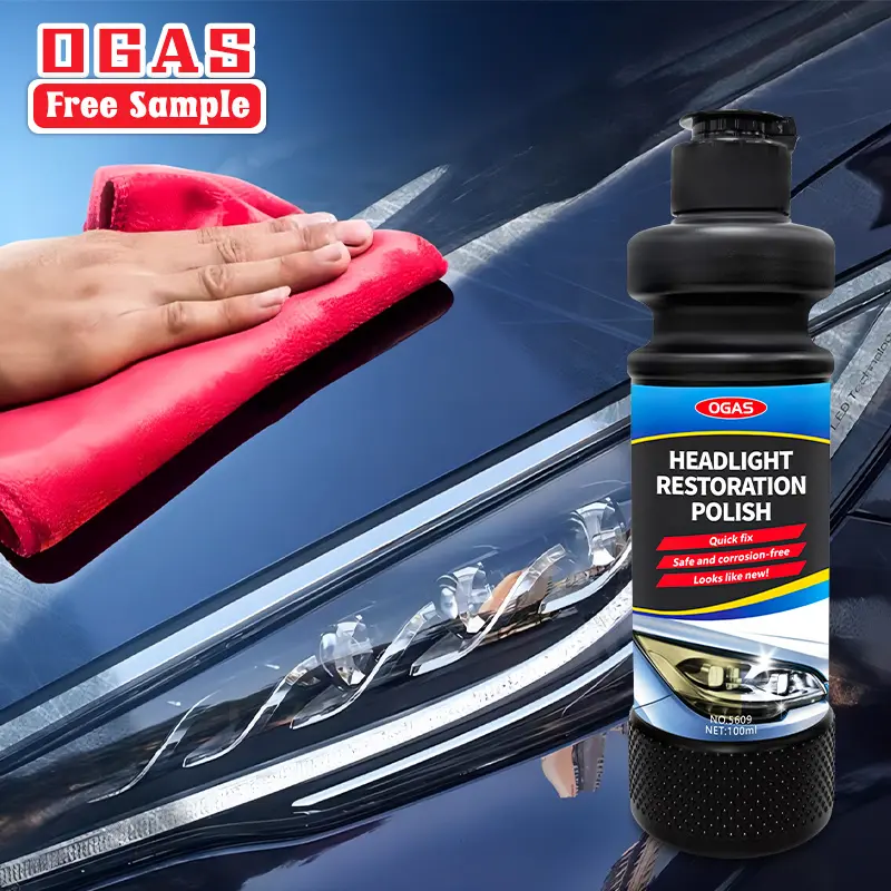 Vente en gros de liquide de réparation pour phares de voiture Agent de réparation pour phares de voiture Mousse nettoyante pour phares en spray