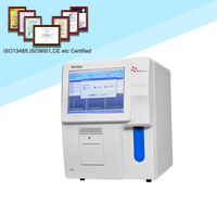 Analyseur d'hématologie à système ouvert en 3 parties Numération sanguine complète Analyseur d'hématologie pour équipement médical analytique clinique