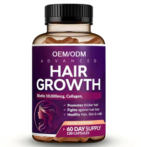 แคปซูลวิตามินบำรุงเส้นผมสูตรพิเศษ 24-in-1 ผสมสารสกัดจาก Saw Palmetto ไบโอติน คอลลาเจน อาหารเสริมเพื่อสุขภาพสำหรับผู้ใหญ่ บำรุงเส้นผม ผิวหนัง และเล็บ - Product Image 1