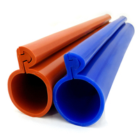 Couvre-câble isolant de type à encliquetage facile à installer, tube isolant pour ligne aérienne, fil nu, pour haute tension
