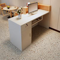 Nouveau modèle de comptoir de caisse minimaliste au design moderne pour petite boutique, comptoir de réception, comptoir de bar, comptoir de supermarché, comptoir de salle à manger, comptoir de magasin de proximité