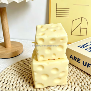 <span class=keywords><strong>Giocattolo</strong></span> Antistress Morbido e Elastico a Forma di Formaggio, 6cm 7cm, Super Liscio, Alta Elasticità, Senza Rimbalzo - Product Image 2