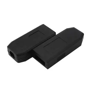 OEM Factory Professional Manufactured Custom Black Mini ABS Type C Usb Ethernet Adapter Plastic Case Electronics Enclosures