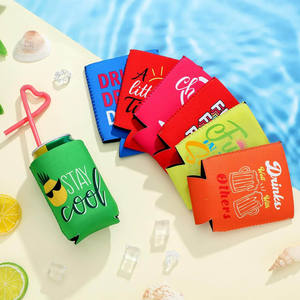 Enfriadores de latas de cerveza de neopreno personalizados de 300ml y 350ml, aislantes, con logo, para fiestas, actividades al aire libre, venta al por mayor. - Product Image 3