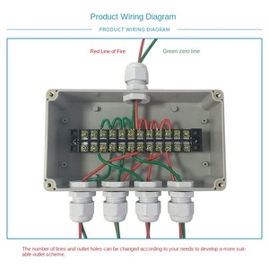 Boîte de jonction électrique en aluminium étanche personnalisée équipement de distribution d'énergie pour accessoires de connexion de contrôle - Product Image 4