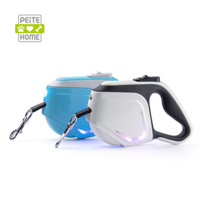 สายจูงสุนัขแบบยืดหดได้อัตโนมัติของ Peite Home 5 เมตร ไฟ LED ส่องสว่างสำหรับเดินกลางคืน สีขาว อุปกรณ์สำหรับสัตว์เลี้ยง - Product Image 5