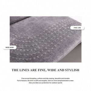 Casquette de baseball en daim vieilli uni pour homme, style football, avec logo personnalisé, pour hommes - Product Image 4