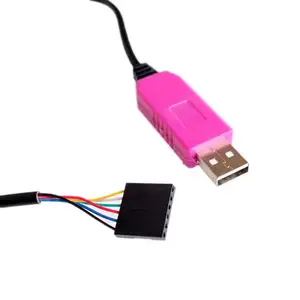 PL2303 HXD 6 broches USB TTL RS232 câble série de conversion Compatible Win