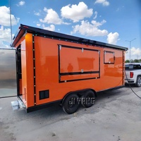JiYang Camion et Remorque Alimentaire Mobiles Personnalisés avec Équipement de Cuisine Complet, Résistants à la Rouille, Origine Chongqing, pour Hot-Dogs et Crèmes Glacées