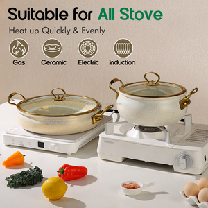 Bộ nồi chảo Mary Series 11 món/24 món, gồm nồi hấp, nồi 20/24/28cm, nồi nông 28cm, chảo rán 26cm - Product Image 4