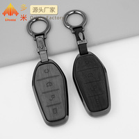 Étui de protection de clé de voiture de luxe DM Premium pour BYD Song PLUS Han DM-i Tang EV Qin L Yuan PLUS Seal 06