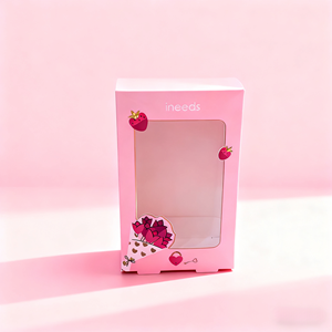 Boîtes <span class=keywords><strong>en</strong></span> papier mignonnes roses Emballage de carte blanche pour petits jouets Accessoires cadeaux Idéal pour les magasins de détail et les commandes <span class=keywords><strong>en</strong></span> <span class=keywords><strong>ligne</strong></span> - Product Image 3