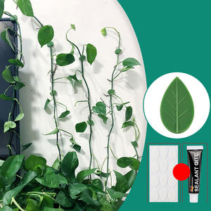 DD1704 plastique feuilles vertes tiges de raisin poussent pince de <span class=keywords><strong>Fixation</strong></span> Tunnel tomate vigne plante escalade mur Support jardin Clips - Product Image 4