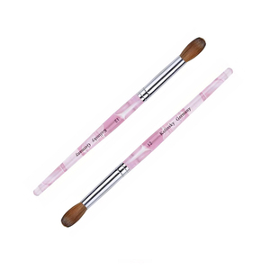 Pinceau à ongles en acrylique 100% Kolinsky allemand, étiquette personnalisée, design classique, pinceau à ongles OEM - Product Image 5