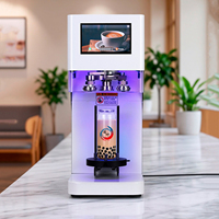Vente directe usine : Scelleuse automatique non rotative pour boîtes PET et aluminium, idéale pour desserts et boissons