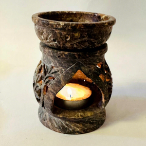 Brûleur à mazout d'arôme en stéatite naturelle sculptée à la main meilleur prix pour la maison religieuse décorative et parfum en gros - Product Image 1