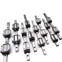 Guide linéaire CNC Hgr35 avec curseurs et roulements, adapté aux guides de machines de fraisage CNC