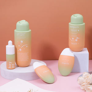 Bouteille de sérum de protection solaire personnalisée bouteille de crème solaire emballage 50ml vide en plastique cosmétiques sérigraphie conteneur cosmétique - Product Image 2