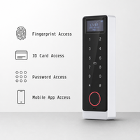 Intelligentes WLAN-Fingerabdruck-Türzugangskontrollterminal ABS Wasserdicht 5000 Benutzer App-Entsperrung Passwort ID-Karte Wiegand Ein- und Ausgang