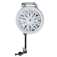 Enrouleur de tuyau d'air 10M JL-2G-K8 rétractable automatique à double tambour, en PU tressé haute pression 6,5*10mm, garantie 1 an