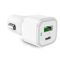 Chargeur de voiture USB C 78W PD65W QC3.0 18W double port, adaptateur d'alimentation rapide pour véhicule