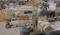 Nouvelle machine à coudre industrielle à grande vitesse AS1500L-DD/UT à bras long (interlock) 3 aiguilles 5 fils avec moteur de coupe-fil 550W