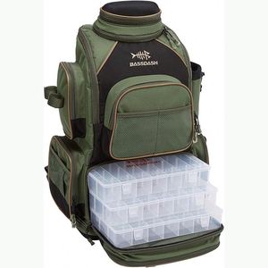 Sac à dos de pêche avec porte-cannes, échantillon gratuit, en tissu Oxford 900D résistant à l'eau, grand sac de rangement pour matériel de pêche - Product Image 1