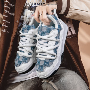 2025 elegantes zapatos deportivos de mezclilla Vintage para hombres y mujeres calzado informal de estilo para caminar - Product Image 4