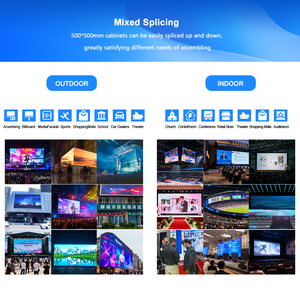 Écran LED sans cadre pour affichage <span class=keywords><strong>vidéo</strong></span> mural de haute qualité, couleurs pleines, P3.91 P4.81, prêt à l'emploi - Product Image 5