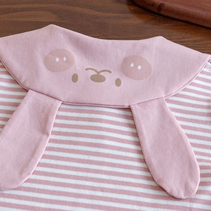 Camiseta de Manga Larga con Cuello Polo y Orejas de Conejo para Niñas, Primavera 2026, para Niñas Pequeñas y Medianas, Linda Camiseta Base para Bebés - Product Image 4