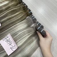 Mèches Doublement étirées Extensiones De Cabello Livraison gratuite 100% Cuticules brutes alignées Extension de cheveux colorés