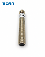 Capteur de proximité inductif SCAN 4 mm DC 2 fils NO M12 10-60 V DC 1 kHz à couple élevé IP67 blindé en laiton nickelé