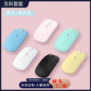 เมาส์บลูทูธพร้อม USB C ชาร์จใหม่ได้ ทำงานเงียบ สำหรับแล็ปท็อปและโทรศัพท์มือถือ ไร้สายแบบพกพา 2.4GHz ลูกกลิ้งสี่ทิศทาง - Product Image 5
