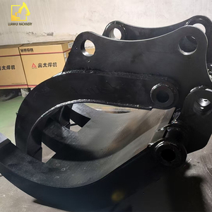 <span class=keywords><strong>Grappin</strong></span> mécanique pour excavatrice, <span class=keywords><strong>grappin</strong></span> à fourches mécanique sans conduite hydraulique, pour excavatrice, accessoire de manutention du bois - Product Image 6