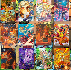 YZ 2026 Eif Mega Dream Surprise Box Bande Dessinée Art <span class=keywords><strong>Carte</strong></span> En Métal Cartes D'art Complètes Huit Styles Pokemoned Collection <span class=keywords><strong>Carte</strong></span> À Jouer Enfant Cadeau - Product Image 3