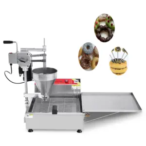 Commercial Donuts Production Line Mini Doughnut Frying Machine To Make Donuts