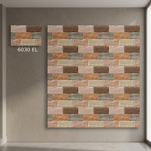 Azulejos de pared con diseño elevado brillante de la marca de lujo Vistaar, de 10x15 pulgadas (25x37.5 cm, 250x375 mm), cerámicos, digitales, esmaltados y con efecto 3D. - Product Image 3