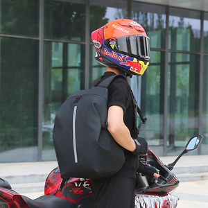 2025 Versatile Large Capacity <b>Laptop</b> Backpack Water-Resistant Nylon Outdoor Riding Helmet Motorcycle <b>Bag</b> Motorbike Backpack - Product Image 3