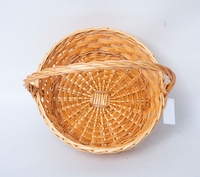 Lot de 3 paniers décoratifs en osier tressé à la main avec poignée pour fruits et cadeaux – Vente en gros