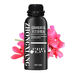 Wholesale 100% pure Organic quality cosmetic grade Geranium Essential made oil for multi purpose uses